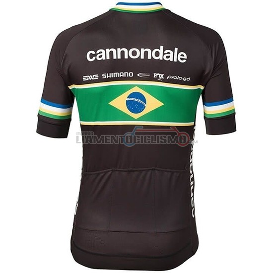 Abbigliamento Ciclismo Cannondale Shimano Campione Brazil Manica Corta 2019 CYC001